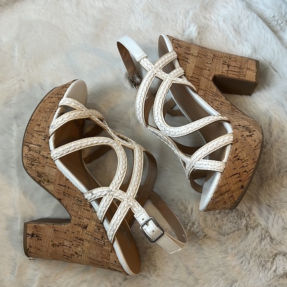 Sun Stone cork platform sandals - Picture 3 of 9